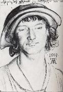 Albrecht Durer Young man with a cap oil painting reproduction